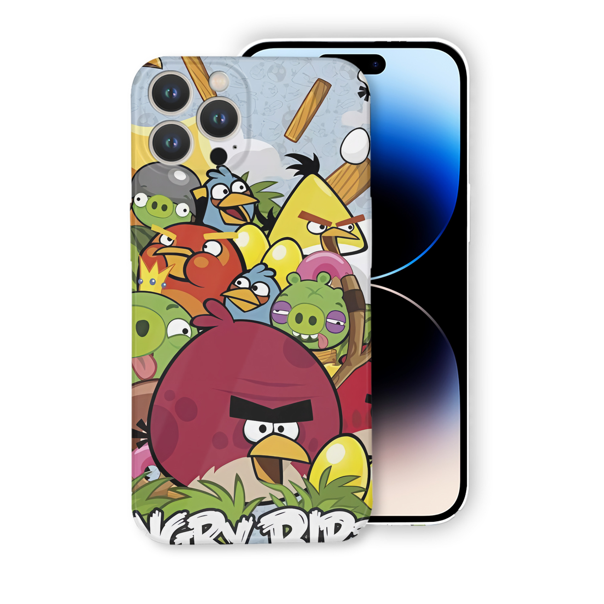 （画像用） Angry Birds アングリーバード 【iPhone 14シリーズ対応】ハードケース
